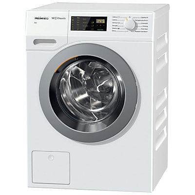 Miele WDB030 Freestanding Eco Washing Machine, 7kg Load, A+++ Energy Rating, 1400rpm Spin, White Miele WDB030 Freestanding Eco Washing Machine, 7kg Load, A+++ Energy Rating, 1400rpm Spin, White